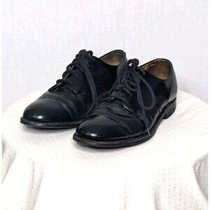 Biltrite Dress Shoes 12 B ? Oxford Lace Up Black Leather Men's Career Office